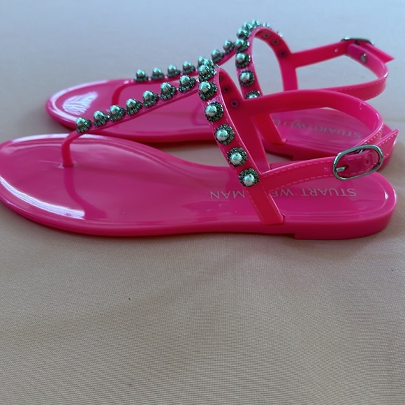 New Stuart Weitzman Sandals. Size 8. Pink. - Picture 5 of 7